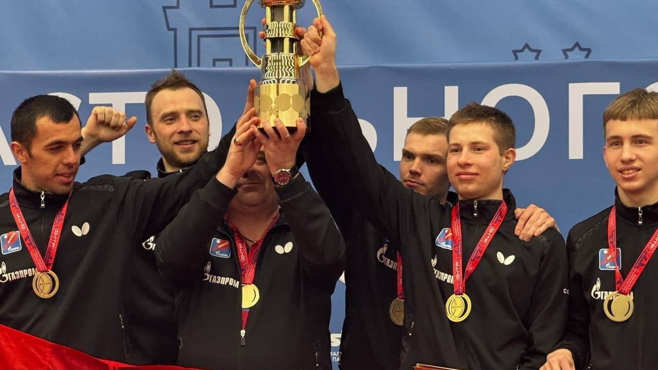 Впервые за 15 лет: мужская сборная Оренбуржья по настольному теннису выиграла чемпионат России
