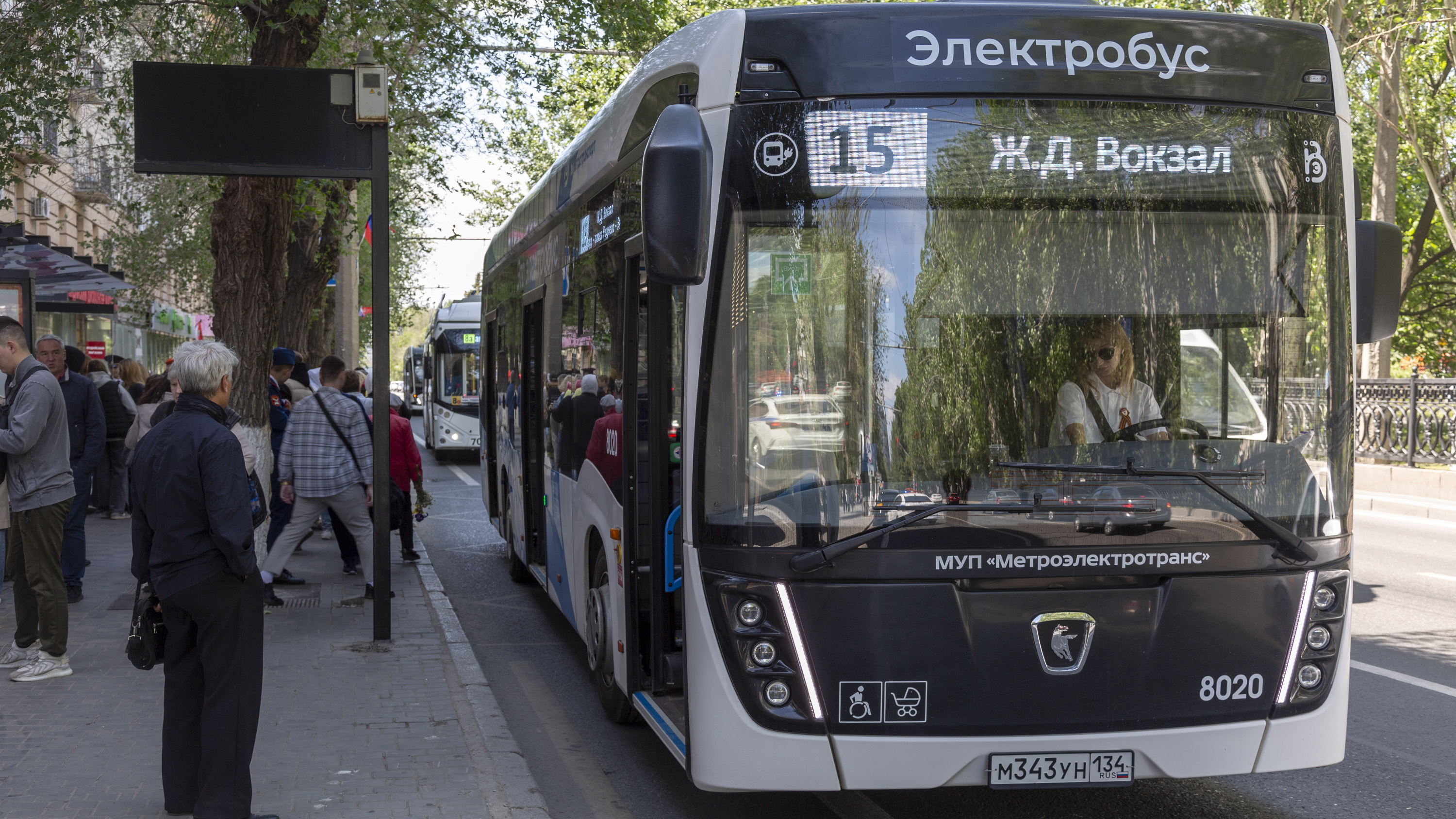 В Волгограде вместо скоростного трамвая пустили электробусы: график работы