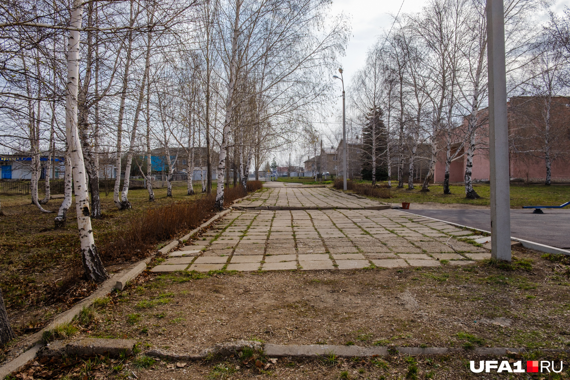 А вот так выглядит дорога до детского городка