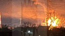 На Куйбышевском нефтеперерабатывающем заводе вспыхнул пожар: видео