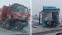 В Архангельске пассажирский автобус столкнулся с грузовиком