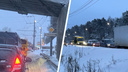 «Один час — и мы подползаем к школе»: Ярославль встал в снежные девятибалльные пробки