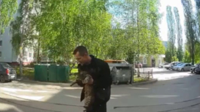 В Нижнем Новгороде мужчина избил кота и натравил на него собаку. Животное погибло — жестокое видео